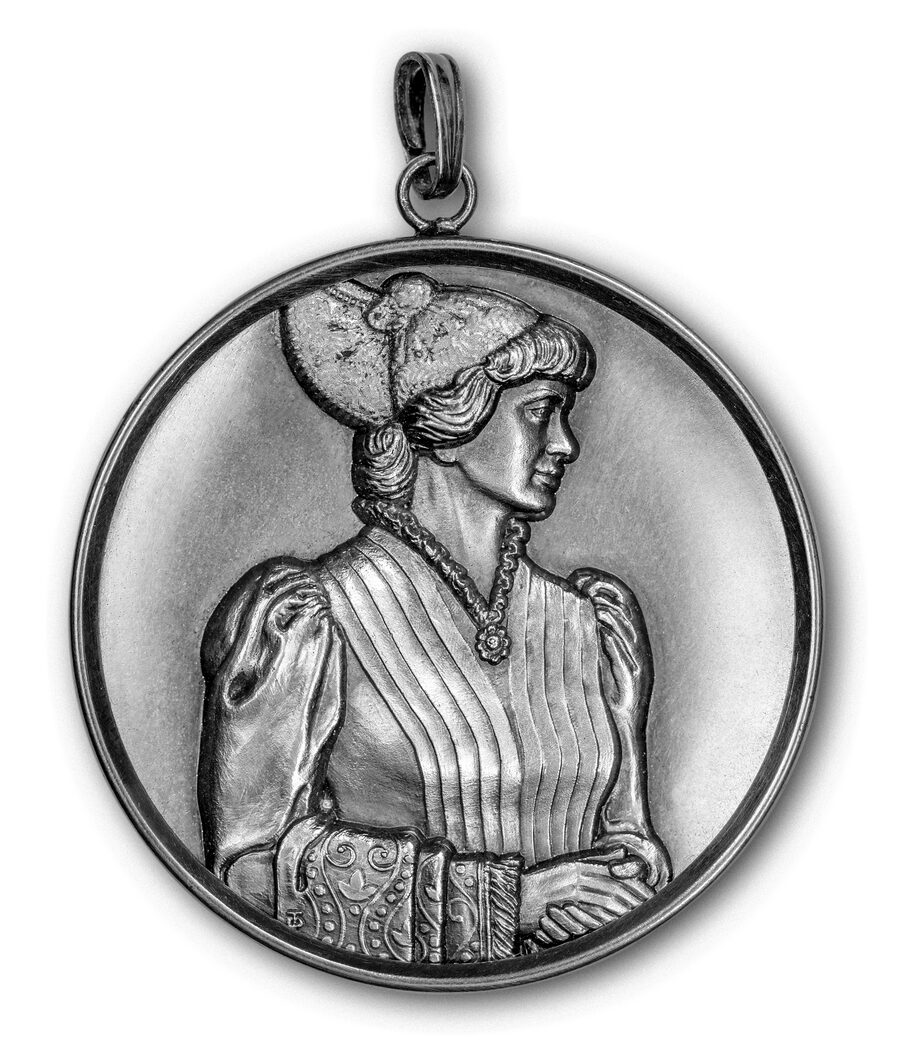 Silber-Anhänger Im Zeichen der Goldhaube