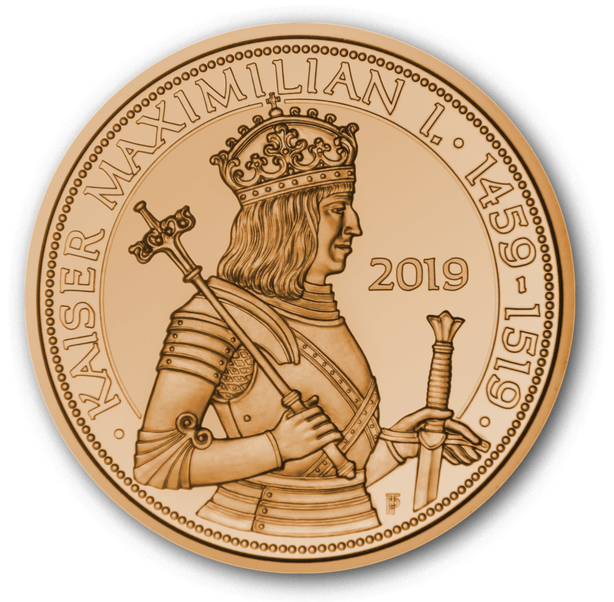 Kaiser Maximilian Bronze Medaille