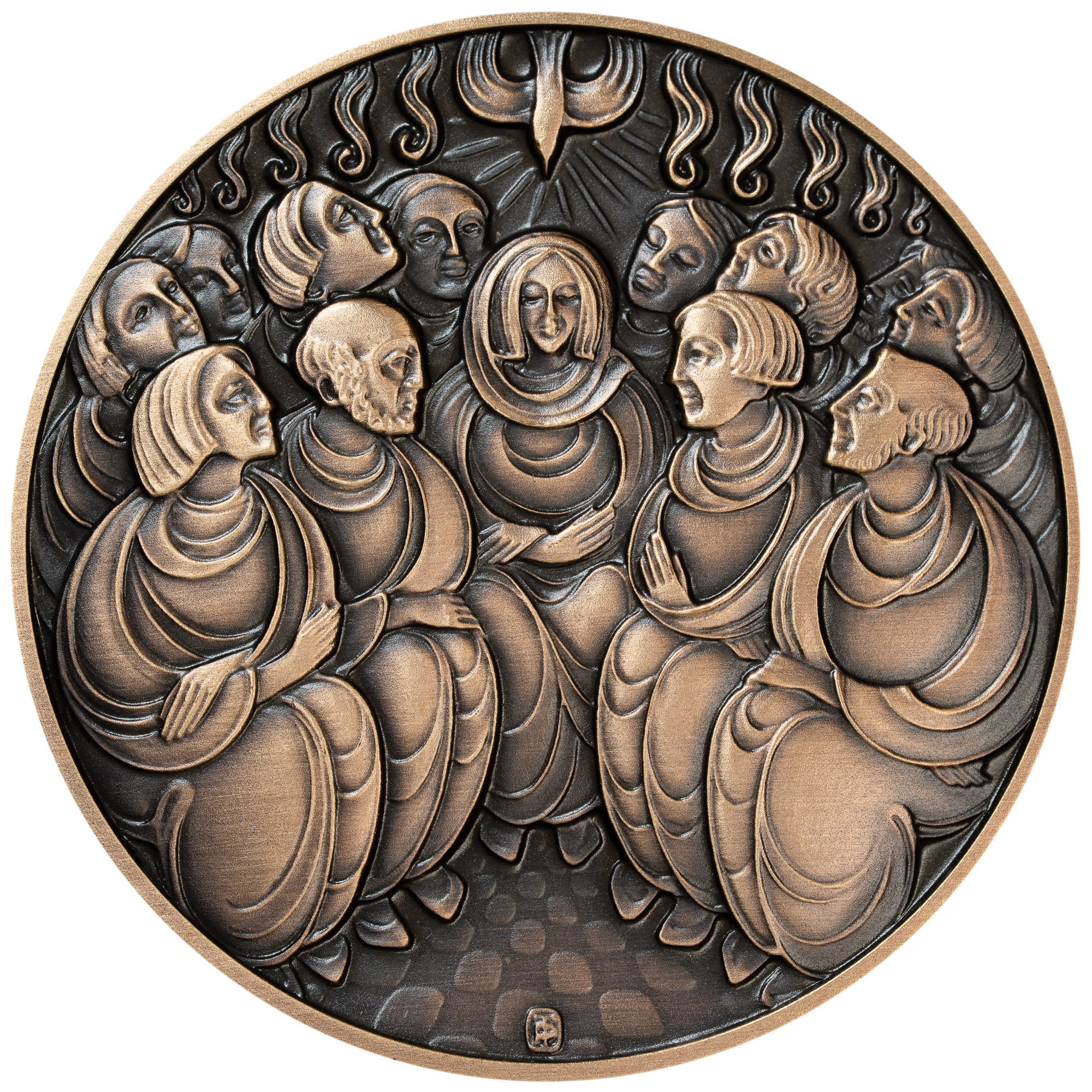 Geschenk-Medaille zur Firmung, Vorderseite