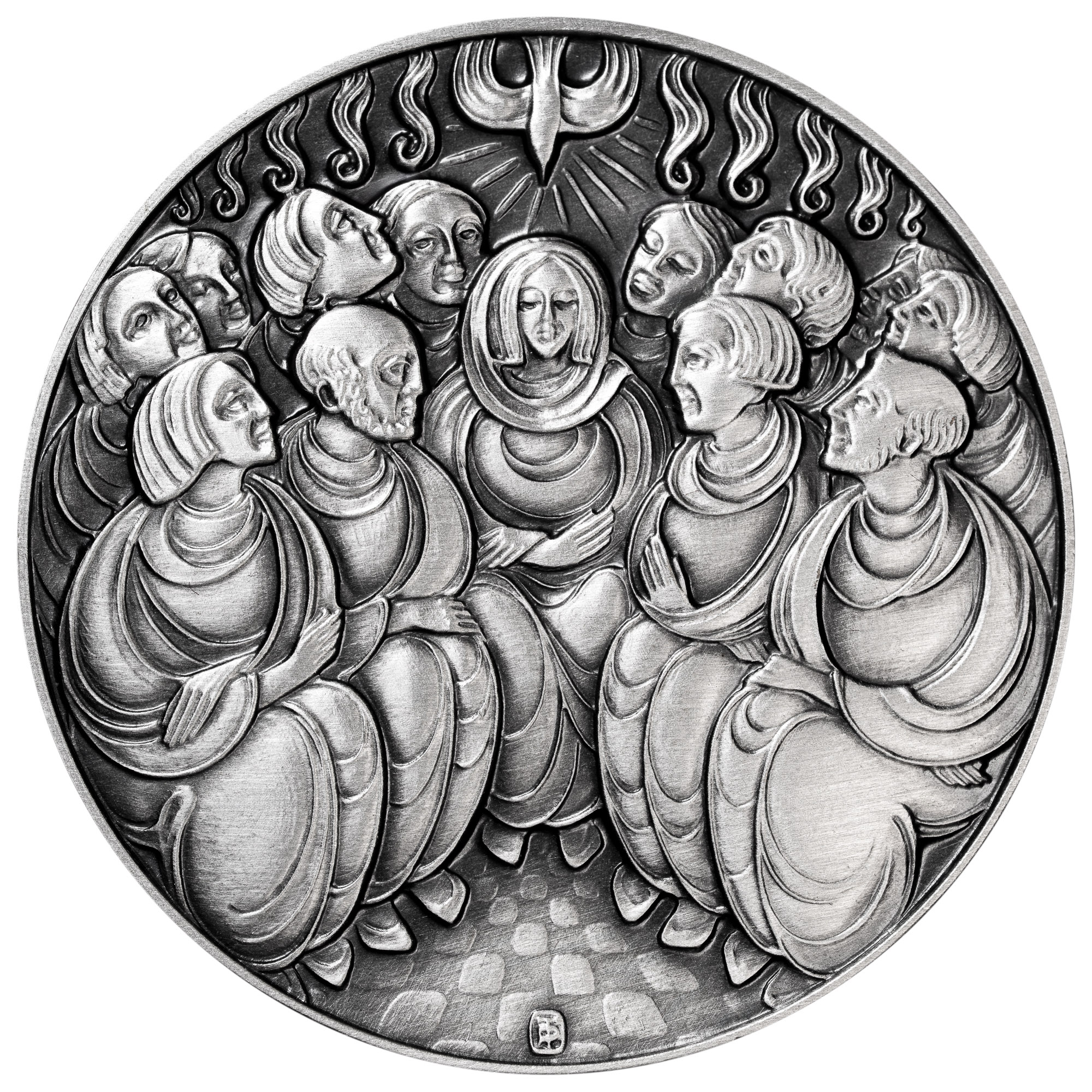 Geschenk-Medaille zur Firmung, Vorderseite
