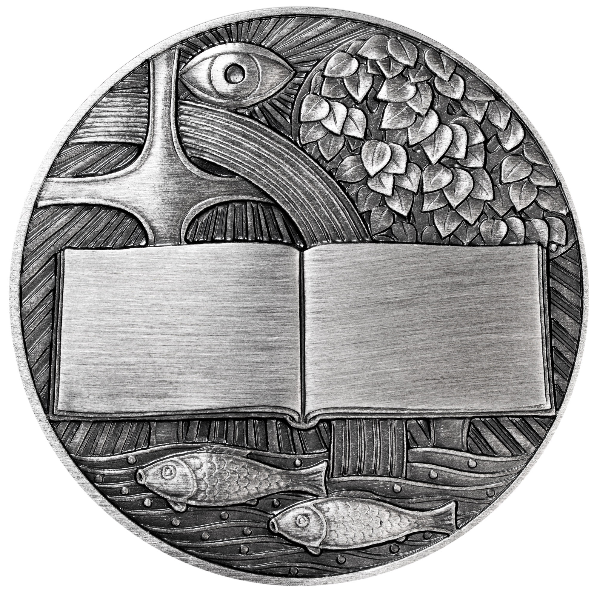 Geschenk-Medaille zur Hochzeit, Rückseite